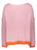 miss goodlife Sweter "Peace" w kolorze jasnoróżowym