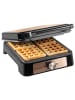 bESTRON Waffeleisen "ASW1600CO" in Schwarz/ Kupfer