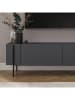 Evila TV-meubel "Herman" grijs - (B)160 x (H)45,6 x (D)31,4 cm