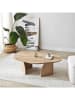 Evila Couchtisch ''Rock'' in Hellbraun - (B)100 x (H)35 x (T)60 cm