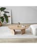 Evila Couchtisch ''Rock'' in Hellbraun - (B)100 x (H)35 x (T)60 cm