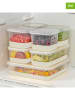 Violeta Home 7er-Set: Frischhaltedosen in Grau/ Transparent