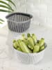 Violeta Home Keukenzeef grijs - Ø 24,5 cm