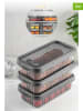 Violeta Home 2-delige set: voorraadcontainers antraciet - 2 l