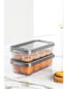 Violeta Home 2-delige set: voorraadcontainers antraciet - 2 l