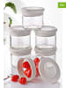 Violeta Home 3-delige set: voorraadglazen grijs - 300 ml