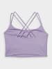 4F Top sportowy w kolorze lawendowym