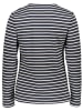 Derbe Longsleeve in Schwarz/ Weiß
