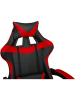 IDOMYA Essentials Bürostuhl in Schwarz/ Rot - (B)60 x (H)117,5 x (T)64 cm