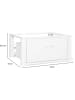 IDOMYA Essentials Wasmachinesokkel wit - (B)63 x (H)31,5 cm