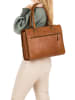 Burkely Leren handtas "Fundamentals Antique Avery" lichtbruin - (B)36 x (H)28 x (D)9 cm