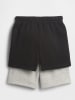 GAP 2er-Set: Sweatshorts in Schwarz/ Grau