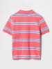 GAP Poloshirt in Rot/ Weiß/ Hellblau