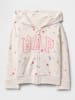 GAP Sweatjacke in Creme/ Rosa