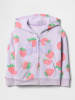 GAP Sweatvest paars/lichtroze/groen