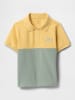 GAP Koszulka polo w kolorze zielono-żółtym
