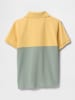 GAP Poloshirt in Grün/ Gelb