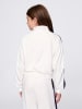 GAP Sweatjacke in Weiß/ Dunkelblau