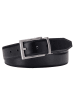 Michaelis Leren riem zwart