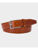 Michaelis Leren riem lichtbruin