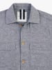 PROFUOMO Blouse donkerblauw/wit