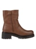 Sixth Sens Leder-Boots in Hellbraun