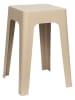 Ethnical Life Hocker w kolorze beżowym - 34,5 x 47 x 34,5 cm