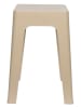 Ethnical Life Hocker w kolorze beżowym - 34,5 x 47 x 34,5 cm