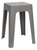 Ethnical Life Hocker in Grau - (B)34,5 x (H)47 x (T)34,5 cm