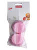 Fackelmann 2-delige set: papieren muffinbakvormen lichtroze - 2 x 100 stuks