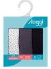 Sloggi 3er-Set: Slips in Schwarz/ Weiß