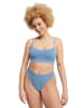 Sloggi Figi high waist w kolorze błękitnym