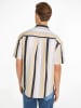 TOMMY JEANS Hemd in Creme/ Schwarz/ Weiß