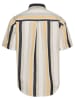 TOMMY JEANS Hemd in Creme/ Schwarz/ Weiß