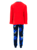 Sonic Pyjama "Sinic Modern" in Rot/ Dunkelblau