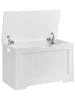SONGMICS Opbergkist wit - (B)76 x (H)48 x (D)40 cm
