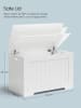 SONGMICS Opbergkist wit - (B)76 x (H)48 x (D)40 cm