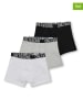 ONLY & SONS Junior 3er-Set: Boxershorts in Weiß/ Grau/ Schwarz