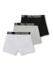 ONLY & SONS Junior 3er-Set: Boxershorts in Weiß/ Grau/ Schwarz