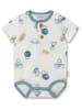Sanetta Kidswear Body w kolorze kremowo-niebieskim