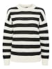 Pieces Pullover in Schwarz/ Weiß