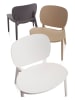 TFT Home Stoel "Mahon" wit - (B)58 x (H)71 x (D)48,5 cm