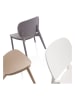 TFT Home Stoel "Mahon" wit - (B)58 x (H)71 x (D)48,5 cm