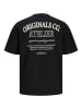 JACK & JONES Junior Koszulka "Santorini" w kolorze czarnym