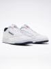 Reebok Leder-Sneakers "Club C 85" in Weiß/ Dunkelblau