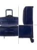 Travel World 3tlg. Hardcase-Trolleyset in Dunkelblau