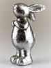 AM Design Decoratief figuur "Konijn" zilverkleurig - (B)7,2 x (H)18 x (D)11,5 cm