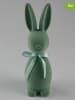AM Design 2er-Set: Dekofiguren ''Hase'' in Türkis - (B)7 x (H)23 x (T)6 cm