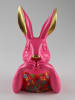 AM Design Dekofigur ''Hase'' in Pink - (B)14 x (H)23 x (T)13 cm