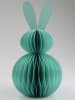 AM Design Decoratief figuur "Konijn" turquoise - (B)16 x (H)30 x (D)16 cm